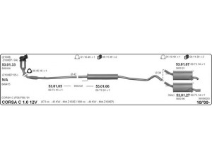 IMASAF 561000203 išmetimo sistema 
 Išmetimo sistema -> Išmetimo sistema, visa