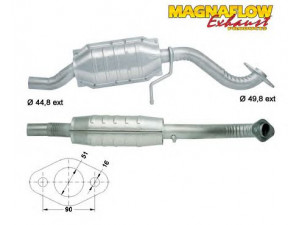 MAGNAFLOW 82506 katalizatoriaus keitiklis 
 Išmetimo sistema -> Katalizatoriaus keitiklis
1030379, 6597503, 6597504
