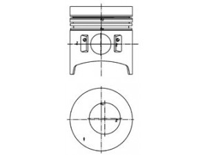 KOLBENSCHMIDT 99824600 stūmoklis