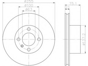 HELLA 8DD 355 100-251 stabdžių diskas 
 Dviratė transporto priemonės -> Stabdžių sistema -> Stabdžių diskai / priedai
34111117038, 34111119111, 34111163125