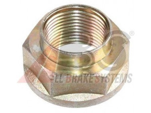 A.B.S. 910140 veržlė; ašies veržlė, kardaninis velenas; veržlė, pasukamasis kakliukas 
 Ašies montavimas/vairavimo mechanizmas/ratai -> Rato stebulė/montavimas -> Pasukamasis kakliukas
90305-692-010