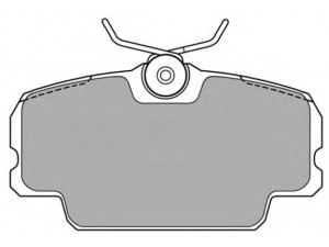 FREMAX FBP-1506 stabdžių trinkelių rinkinys, diskinis stabdys