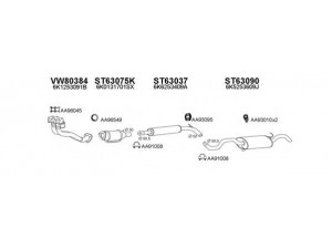 VENEPORTE 800174 išmetimo sistema 
 Išmetimo sistema -> Išmetimo sistema, visa
