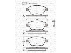 MAGNETI MARELLI 363702161160 stabdžių trinkelių rinkinys, diskinis stabdys 
 Techninės priežiūros dalys -> Papildomas remontas
77362091, 77362194, 77363942, 77364517