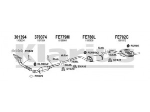 KLARIUS 361779U išmetimo sistema