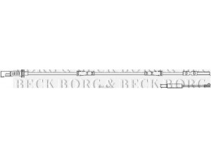 BORG & BECK BWL3063 įspėjimo kontaktas, stabdžių trinkelių susidėvėjimas 
 Stabdžių sistema -> Susidėvėjimo indikatorius, stabdžių trinkelės
34356790303
