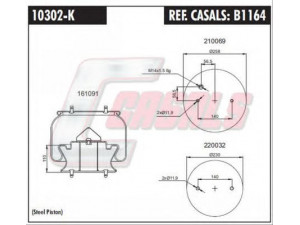 CASALS B1164 dėklas, pneumatinė pakaba
1440302, 470921, 488266