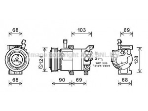 AVA QUALITY COOLING HYK382 kompresorius, oro kondicionierius 
 Oro kondicionavimas -> Kompresorius/dalys
977013X000