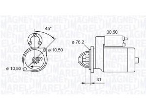 MAGNETI MARELLI 063521070240 starteris
58401420, 58402460, 58402480