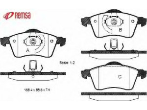 METZGER 0618.00 stabdžių trinkelių rinkinys, diskinis stabdys 
 Techninės priežiūros dalys -> Papildomas remontas
7D0 698 151, 7D0 698 151E