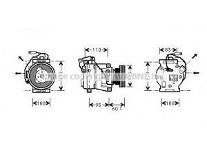 AVA QUALITY COOLING IVK064 kompresorius, oro kondicionierius 
 Oro kondicionavimas -> Kompresorius/dalys
500313156