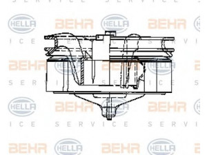 HELLA 8EW 009 158-011 vidaus pūtiklis 
 Šildymas / vėdinimas -> Orpūtė/dalys
1 575 578, 1 608 778, 1 625 761