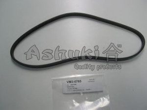 ASHUKI VM3-0765 V formos rumbuoti diržai 
 Techninės priežiūros dalys -> Techninės priežiūros intervalai
050 003 0763/MEYLE, 1 987 947 880/BOSCH