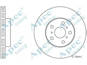 APEC braking DSK753 stabdžių diskas 
 Dviratė transporto priemonės -> Stabdžių sistema -> Stabdžių diskai / priedai
4351220120, 4351220160, 4351220270