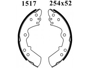 BSF 01517 stabdžių trinkelių komplektas 
 Techninės priežiūros dalys -> Papildomas remontas
4301328, 552158, 552165, 94340026