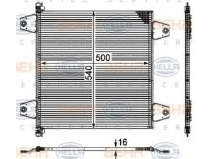 HELLA 8FC 351 029-091 kondensatorius, oro kondicionierius 
 Oro kondicionavimas -> Kondensatorius
162 9115