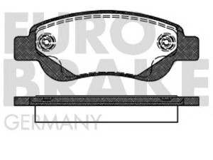 EUROBRAKE 5502224572 stabdžių trinkelių rinkinys, diskinis stabdys 
 Techninės priežiūros dalys -> Papildomas remontas
425328, 044650H020, 425327, 425328