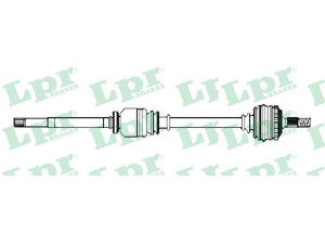 LPR DS52377 kardaninis velenas 
 Ratų pavara -> Kardaninis velenas
7700105447, 7700114056, 7701472850