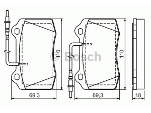BOSCH 0 986 424 658 stabdžių trinkelių rinkinys, diskinis stabdys 
 Techninės priežiūros dalys -> Papildomas remontas
4251 82, 4251 95, 4252 19, 4252 51