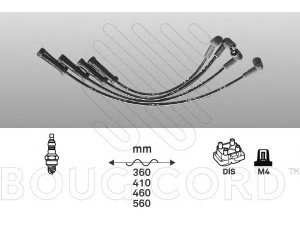 BOUGICORD 1429 uždegimo laido komplektas 
 Kibirkšties / kaitinamasis uždegimas -> Uždegimo laidai/jungtys
7700106658, 7700107662, 7700874109