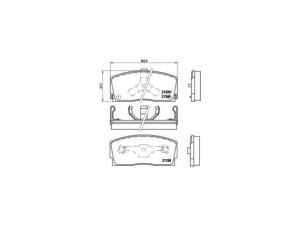 BREMBO P 16 005 stabdžių trinkelių rinkinys, diskinis stabdys 
 Techninės priežiūros dalys -> Papildomas remontas
0449187101000, 0449187103, 0449187103000