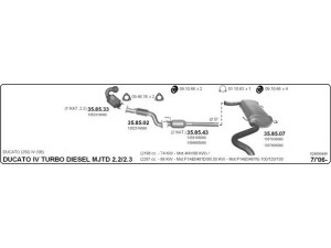 IMASAF 524000449 išmetimo sistema 
 Išmetimo sistema -> Išmetimo sistema, visa