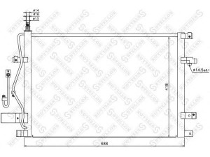 STELLOX 10-45226-SX kondensatorius, oro kondicionierius 
 Oro kondicionavimas -> Kondensatorius
3 110 132 4, 30676602, 6 848 889 9