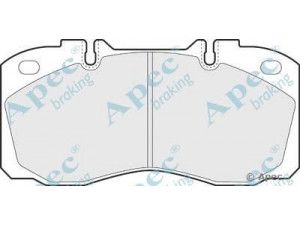 APEC braking PAD1015 stabdžių trinkelių rinkinys, diskinis stabdys 
 Techninės priežiūros dalys -> Papildomas remontas
1906416, 42555669