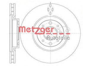 METZGER 6734.10 stabdžių diskas 
 Stabdžių sistema -> Diskinis stabdys -> Stabdžių diskas
46535086, 46765546