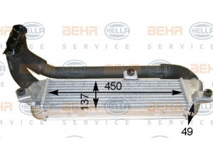 HELLA 8ML 376 763-541 tarpinis suslėgto oro aušintuvas, kompresorius 
 Variklis -> Oro tiekimas -> Įkrovos agregatas (turbo/superįkrova) -> Tarpinis suslėgto oro aušintuvas
28270-2A302