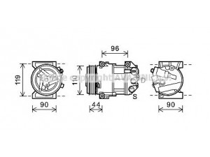 AVA QUALITY COOLING ALK125 kompresorius, oro kondicionierius 
 Oro kondicionavimas -> Kompresorius/dalys
50509534