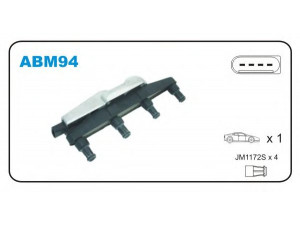 JANMOR ABM94 ritė, uždegimas 
 Kibirkšties / kaitinamasis uždegimas -> Uždegimo ritė
047905104A, 047905104B