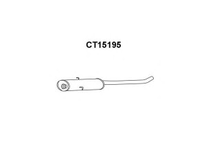 VENEPORTE CT15195 priekinis duslintuvas 
 Išmetimo sistema -> Duslintuvas
9156122980, 9456113780, 9456122780