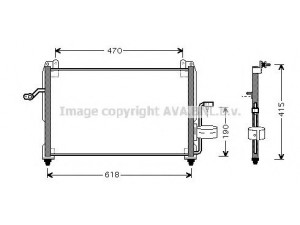 AVA QUALITY COOLING DW5045 kondensatorius, oro kondicionierius 
 Oro kondicionavimas -> Kondensatorius
96262800