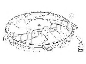 TOPRAN 721 534 ventiliatorius, radiatoriaus 
 Aušinimo sistema -> Oro aušinimas
1253 A6, 1253 A6