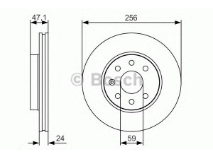 BOSCH 0 986 479 S65 stabdžių diskas 
 Dviratė transporto priemonės -> Stabdžių sistema -> Stabdžių diskai / priedai
96286933, 96312559
