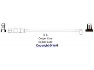 WAIglobal SL771 uždegimo laido komplektas