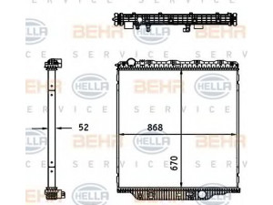 HELLA 8MK 376 761-671 radiatorius, variklio aušinimas
21000188, 21000189, 21095127, 21095129