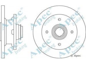 APEC braking DSK102 stabdžių diskas 
 Dviratė transporto priemonės -> Stabdžių sistema -> Stabdžių diskai / priedai
856933251, 856933251A, 856999101