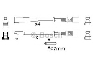 BOSCH 0 986 356 853 uždegimo laido komplektas 
 Kibirkšties / kaitinamasis uždegimas -> Uždegimo laidai/jungtys
7597831