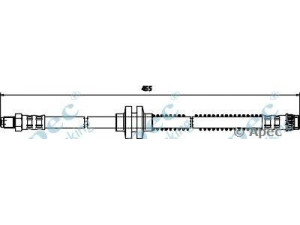 APEC braking HOS3681 stabdžių žarnelė 
 Stabdžių sistema -> Stabdžių žarnelės
8200234737, 8200300000, 8200333851