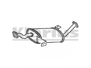 KLARIUS 220091 vidurinis duslintuvas 
 Išmetimo sistema -> Duslintuvas
1953189, 1960324, 201000F800, 201007F850