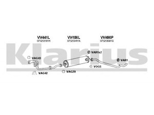 KLARIUS 930750U išmetimo sistema 
 Išmetimo sistema -> Išmetimo sistema, visa