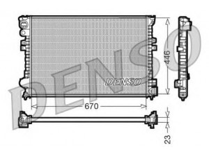 DENSO DRM07055 radiatorius, variklio aušinimas 
 Aušinimo sistema -> Radiatorius/alyvos aušintuvas -> Radiatorius/dalys
1301P2, 1473910080, 1475060080