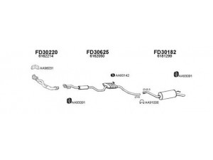 VENEPORTE 300261 išmetimo sistema 
 Išmetimo sistema -> Išmetimo sistema, visa