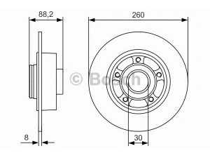 BOSCH 0 986 479 C88 stabdžių diskas 
 Stabdžių sistema -> Diskinis stabdys -> Stabdžių diskas
43 20 000 10R, 43 20 065 06R, 43 20 075 56R