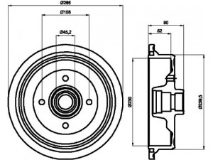 PAGID 63910 stabdžių būgnas 
 Stabdžių sistema -> Būgninis stabdys -> Stabdžių būgnas
147501615A, 147501615A, 147501615A