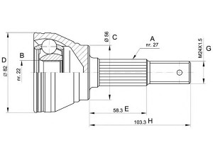 OPEN PARTS CVJ5164.10 jungčių komplektas, kardaninis velenas 
 Ratų pavara -> Sujungimai/komplektas
3910072J20, 3910073J00, 3910173J00