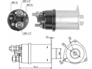 MAGNETI MARELLI 940113050037 solenoidinis jungiklis, starteris