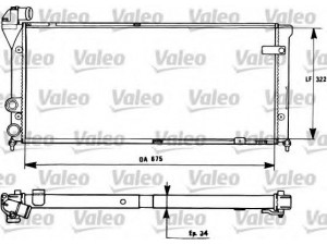 VALEO 731270 radiatorius, variklio aušinimas 
 Aušinimo sistema -> Radiatorius/alyvos aušintuvas -> Radiatorius/dalys
1L0121251C, 1L0121251E, 1L0121253G